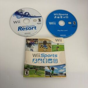 Nintendo Wii Sports and Wii Sports Resort Bundle Wii Sports Manual ONLY -Tested